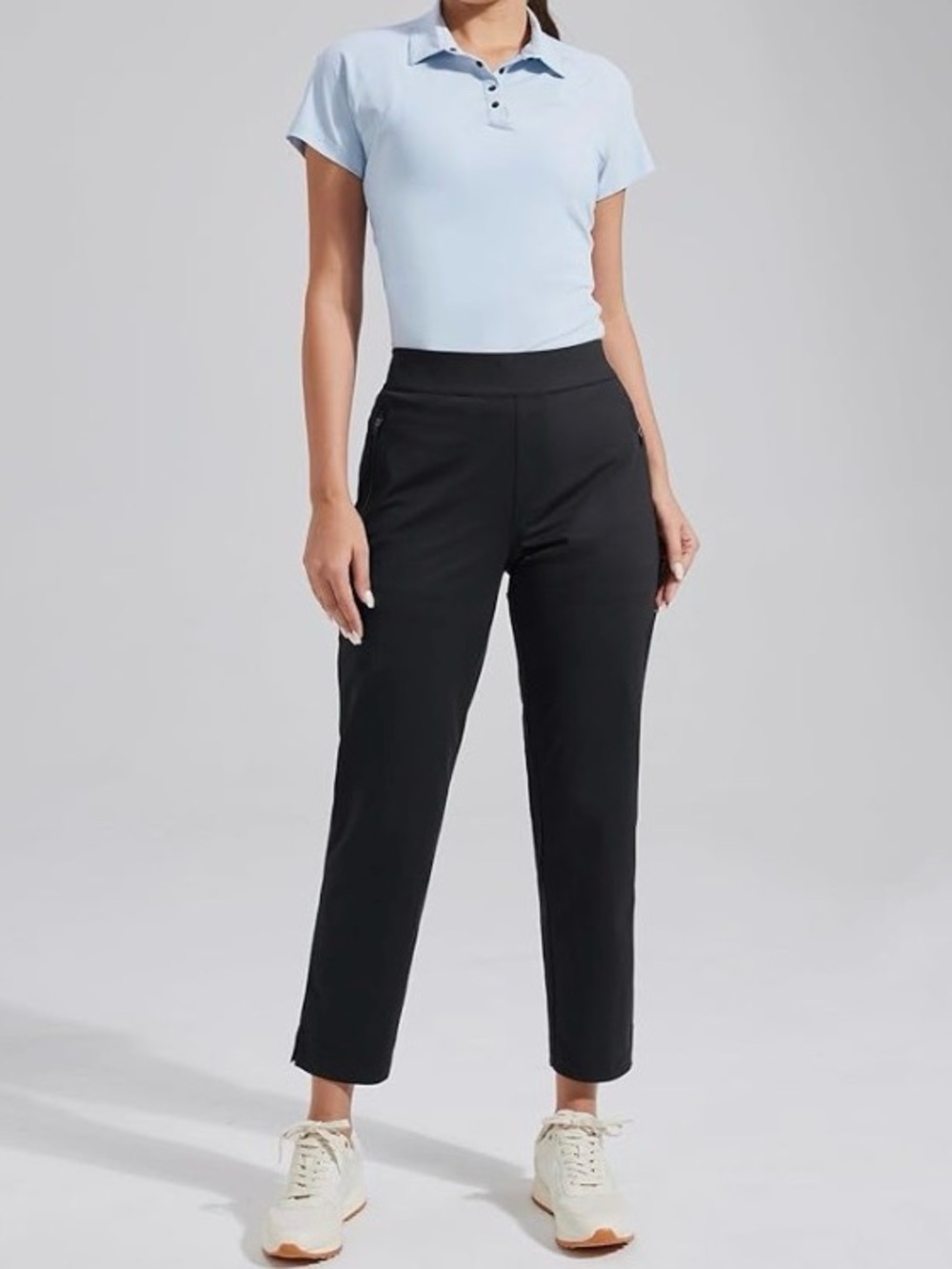Pioneer Camp Golf/Athleisure Pant with Zip Pockets High Waist Stretch Ankle